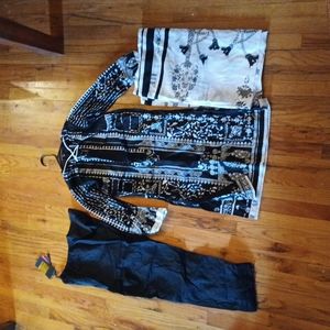 Pakistani shalwar kameez with dupatta